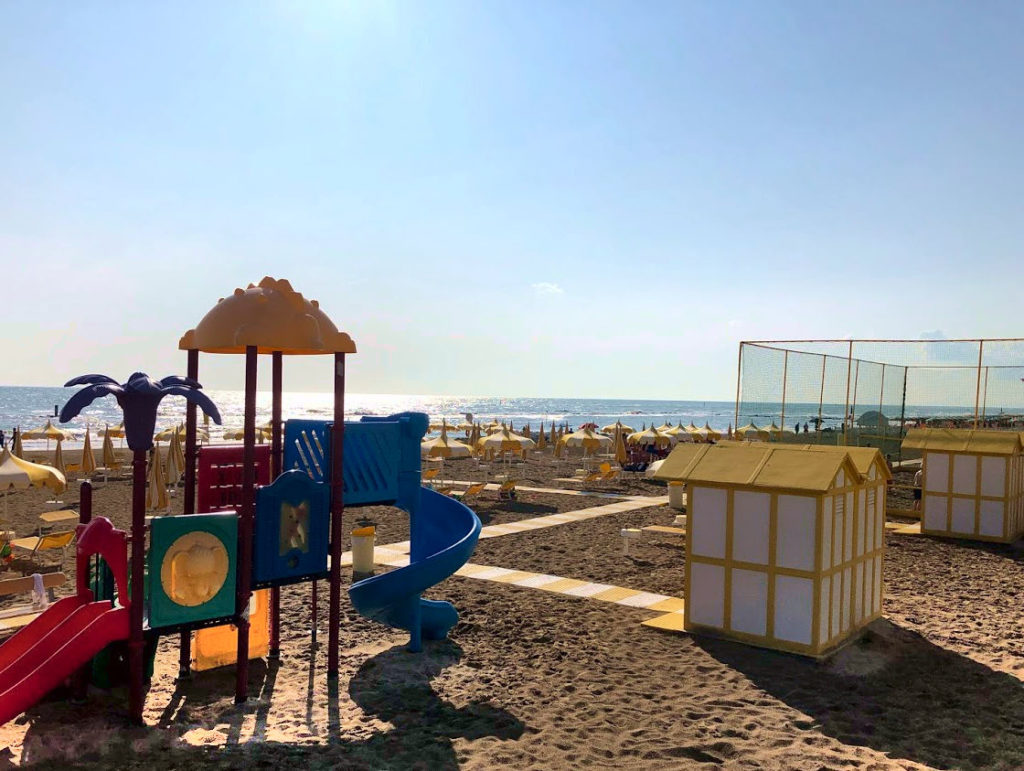 La spiaggia di Torrette di Fano