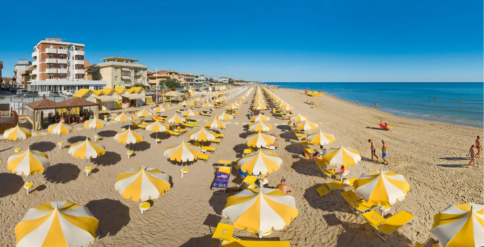 La spiaggia di Torrette di Fano